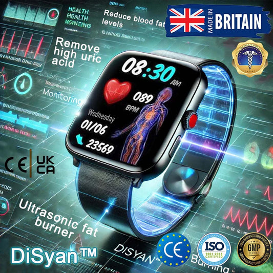 ✅ Official shop: DiSyan™ Far-infrared monitoring Blood sugar Lipids Uric acid Ultrasonic Fat-burning watch⌚Technical Monitoring Institute