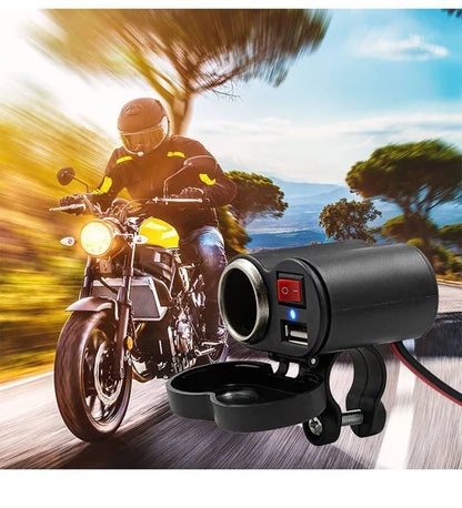 MOTORCYCLE HANDLEBAR CHARGER