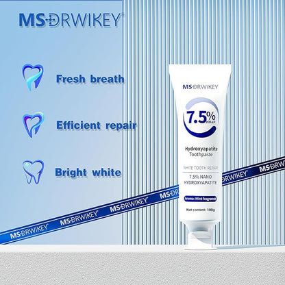 🔥Last Day Promotion 70% OFF🔥Nano Hydroxyapatite Fluoride-Free Enamel Repairing Breath Freshening Toothpaste