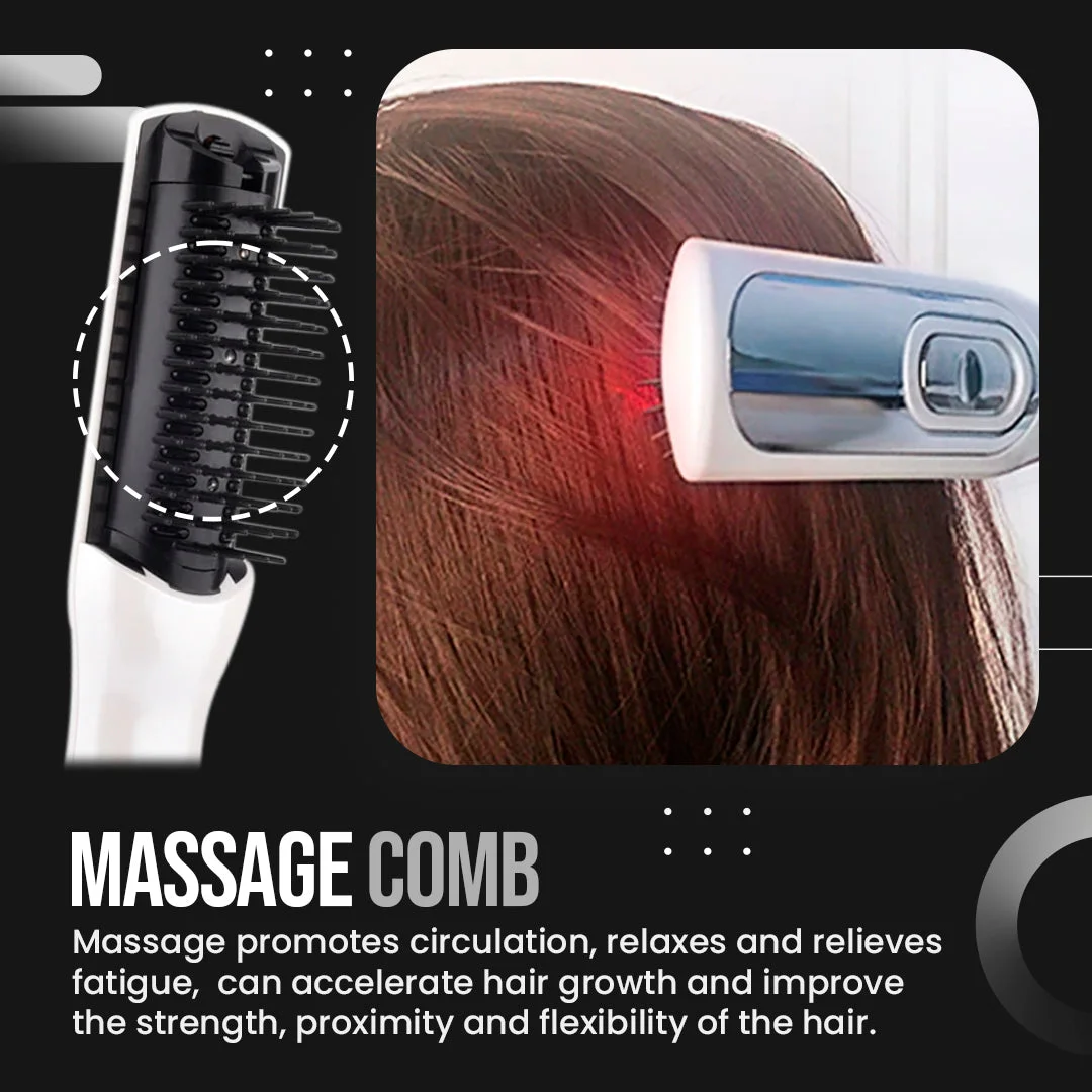 Hair growth LED infrared light comb