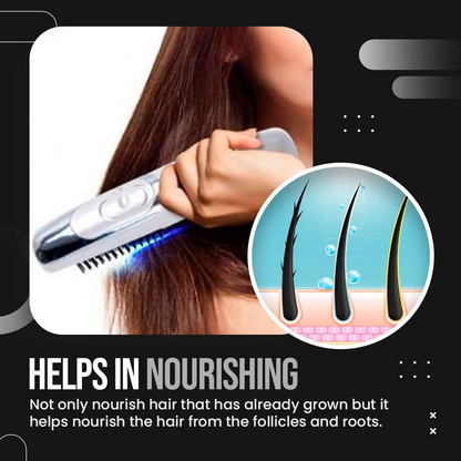 Hair growth LED infrared light comb