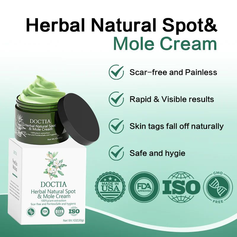 🎁Limited-time offer, 90% discount🎁DOCTIA™Herbal Natural Spot & Mole Cream-Made in the USA-Natural herbal extract