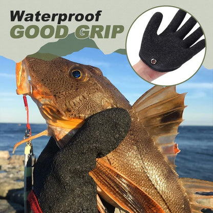 Fishing Catching Gloves Non-slip Fisherman Protect Hand🐟