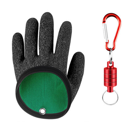 Fishing Catching Gloves Non-slip Fisherman Protect Hand🐟