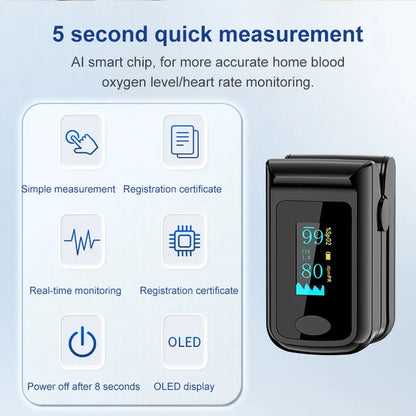 Medical blood oxygen detector