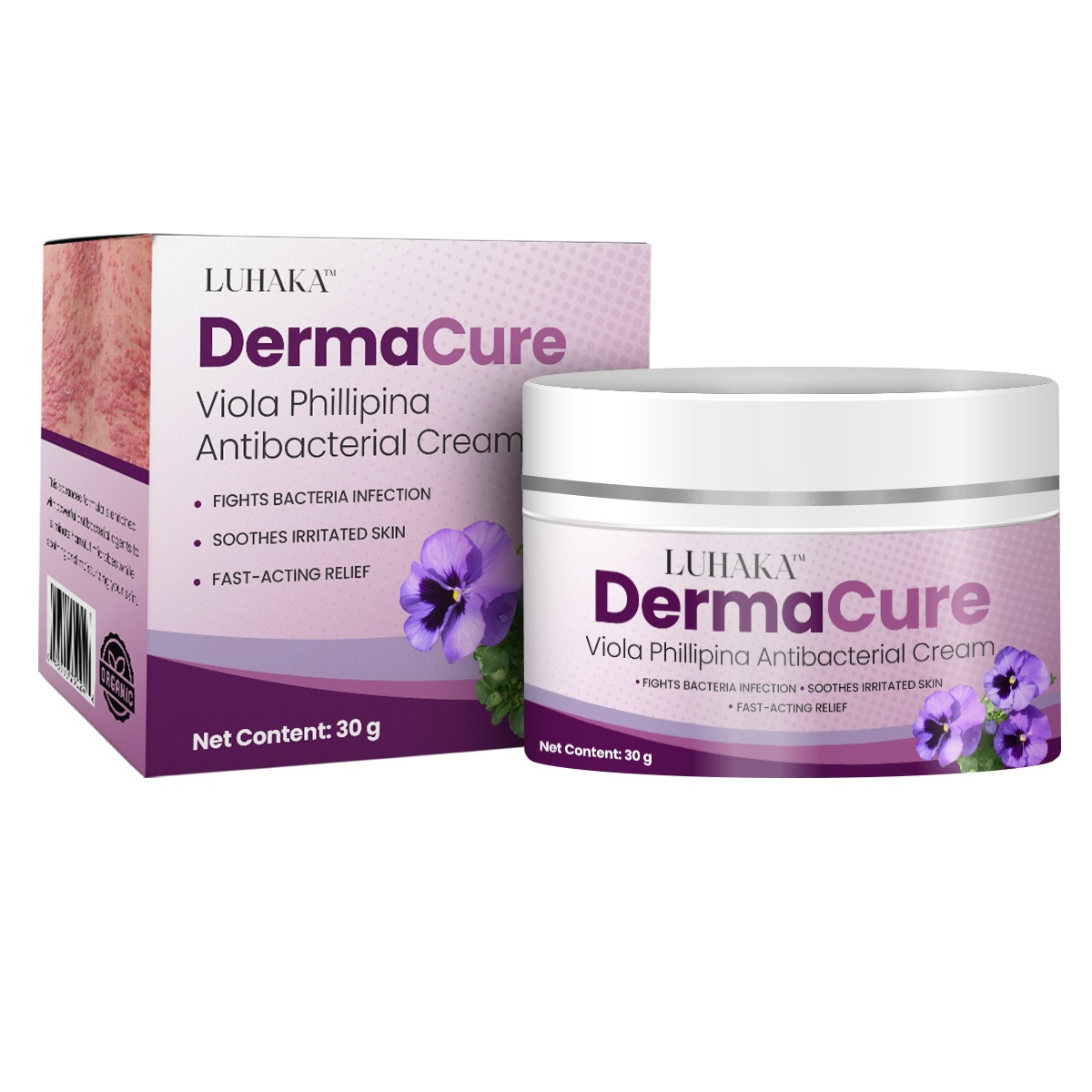 Luhaka™ DermaCure Viola Phillipina Antibacterial Cream