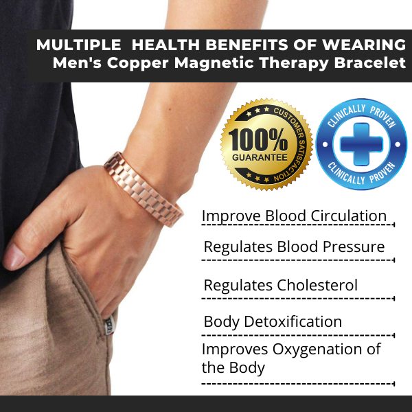 Menheal™ Pure Copper MagneticTherapy Bracelet（Limited Time Discount 🔥🔥 Last Day）