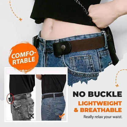 Buckle-free Invisible Elastic Waist Belts【The latest fashion trends in Europe and America】