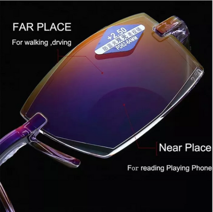 BIFOCAL PROGRESSIVE & ANTI-BLUE EYEWEAR ULTRALIGHT READING GLASSES【INCOD + Local Stock (Express 3 Day Delivery)】