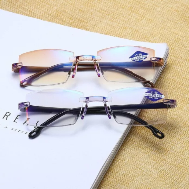 BIFOCAL PROGRESSIVE & ANTI-BLUE EYEWEAR ULTRALIGHT READING GLASSES【INCOD + Local Stock (Express 3 Day Delivery)】