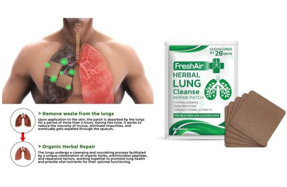 Dugvx™  EXTRA FreshAir Herbal Lung Cleanse Repair Patch