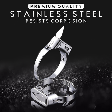 Adjustable Stainless Steel Self Protect Ring