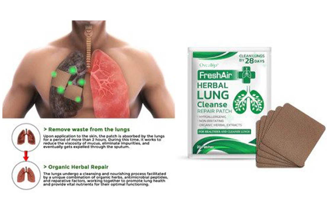 Dugvx™  EXTRA FreshAir Herbal Lung Cleanse Repair Patch