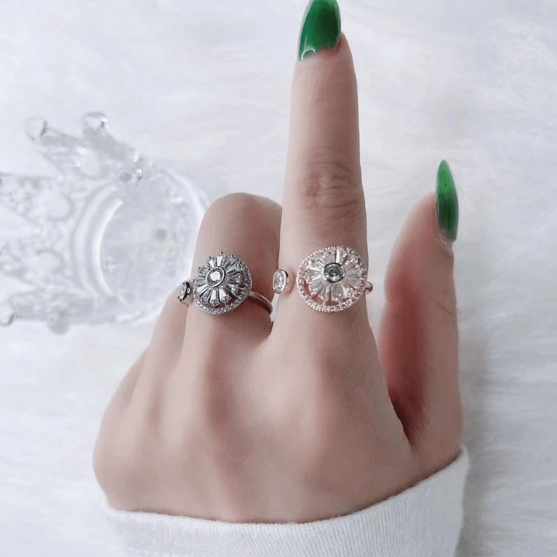 ZenSpinz Diamond Anti-Anxiety Ring